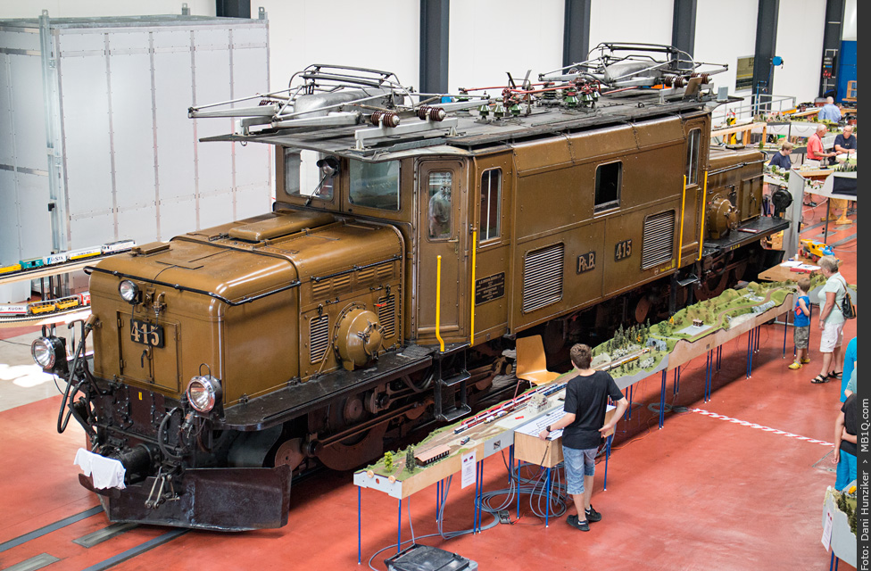 Vier Generationen RhB-Lokomotiven
