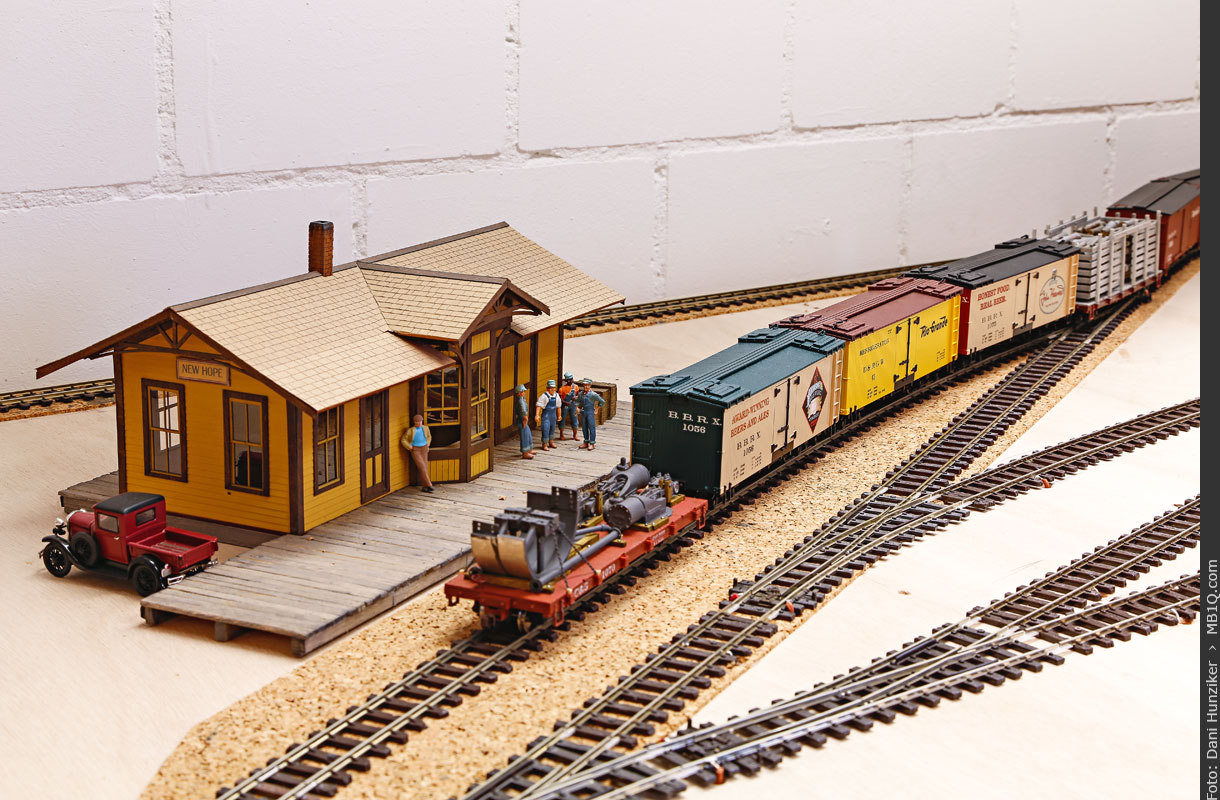 Mosquito & Beer Creek Railroad • Tag der offenen Tür 2014 • Neue Fahrstrecke nach New Hope