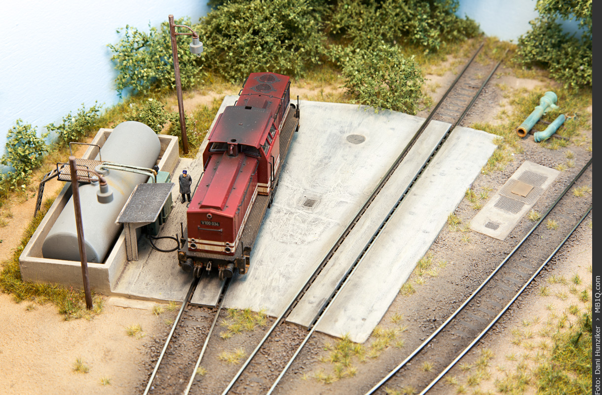 Bahnbetriebswerk für Diesellokomotiven