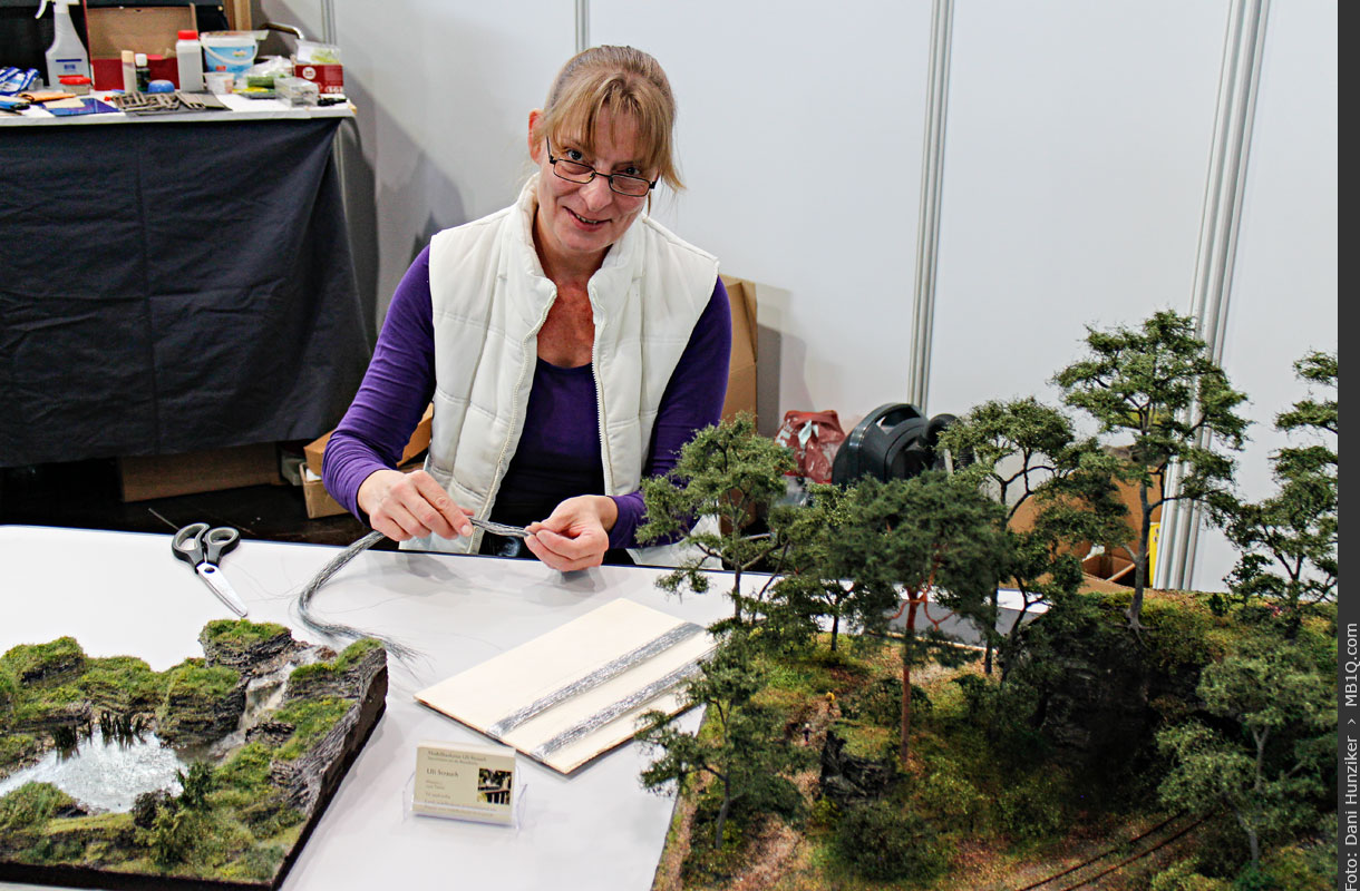 Workshop über Modellbäume und Landschaftsgestaltung von Uli Strauch