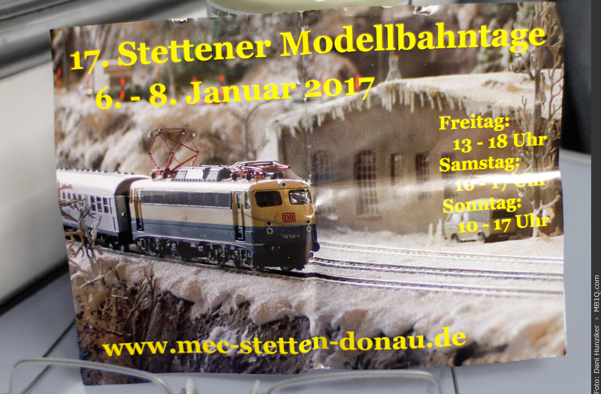 Ausblick auf die 17. Stettener Modellbahntage