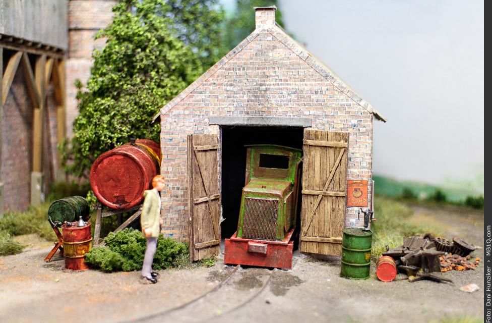 Feldbahn-Lokschuppen