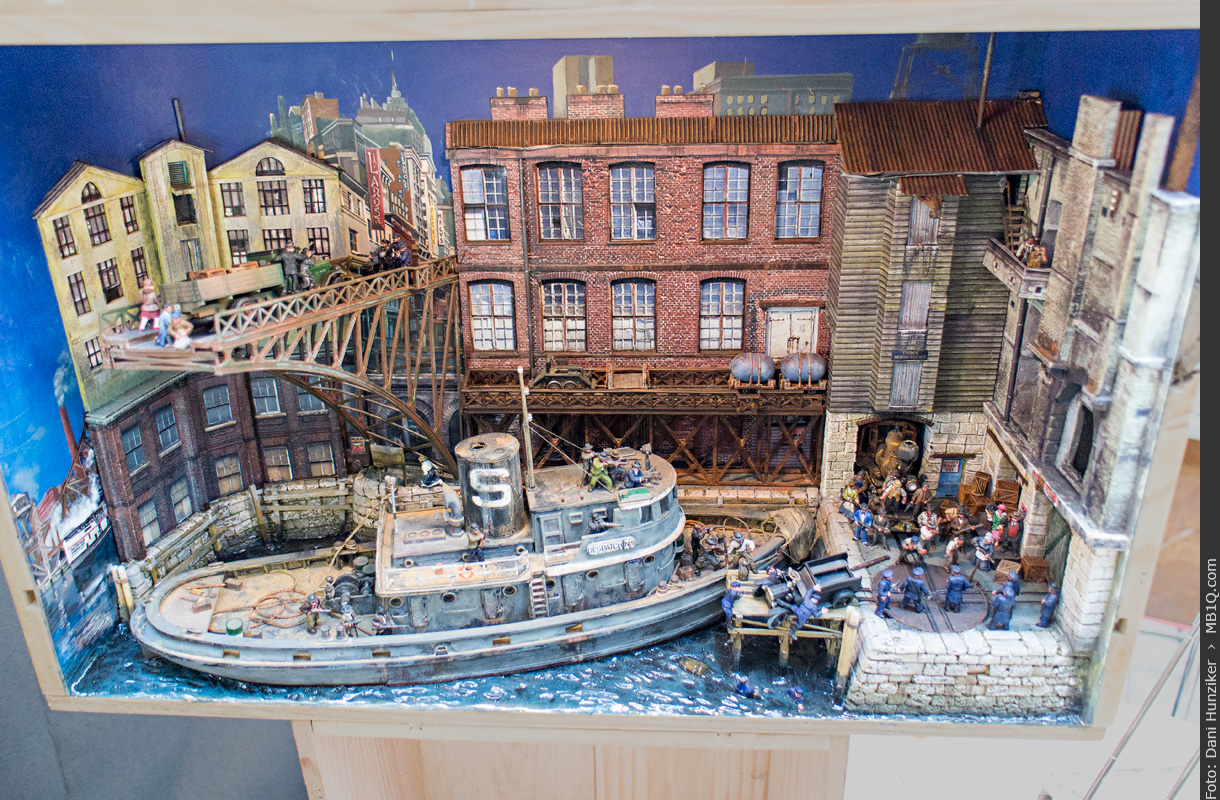 Diorama «La Rose Harbour» von Philippe Gabard