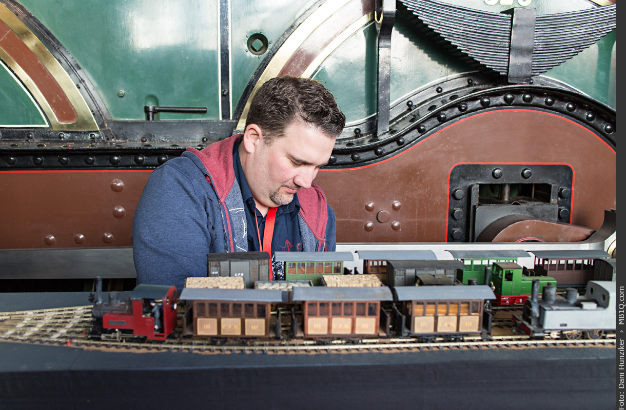 Michael Kohler hinter dem Schattenbahnhof der C.F.B., Utrecht