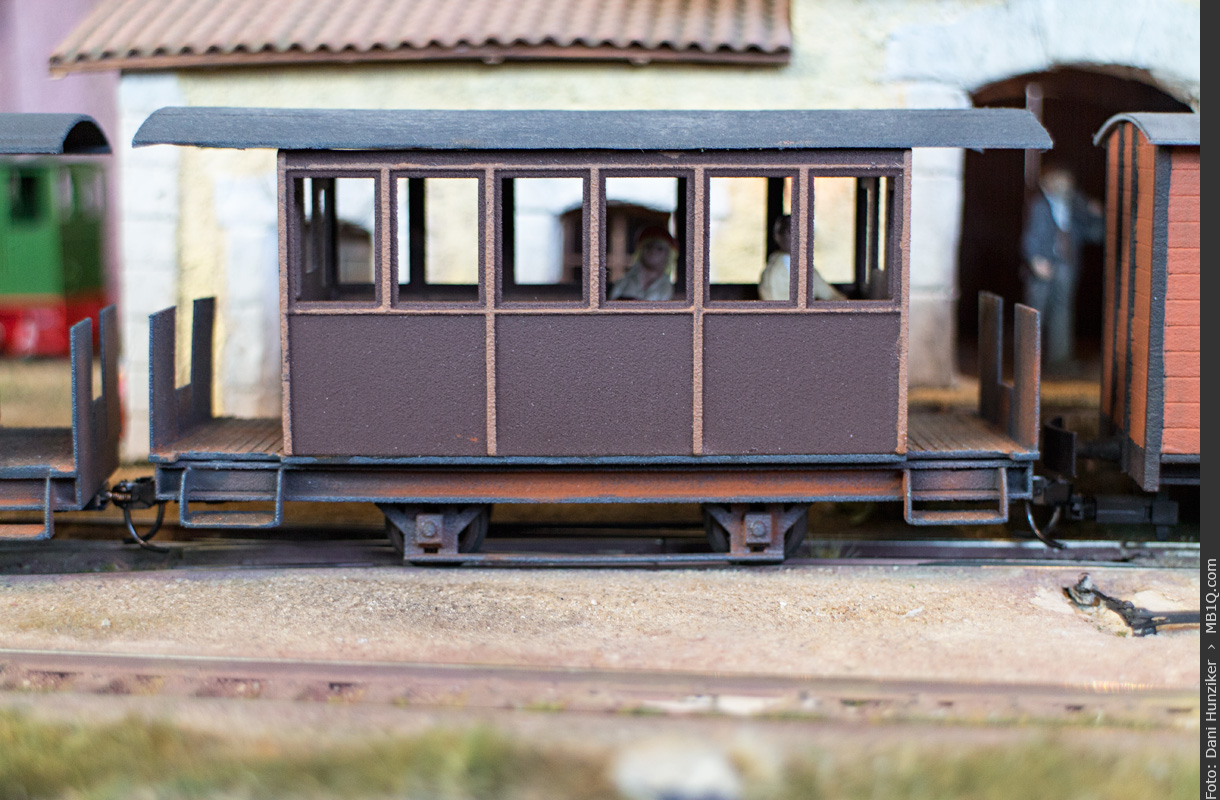 3D printed C.F.B. Passenger Car from Shapeways, 1/43 scale, Oe gauge