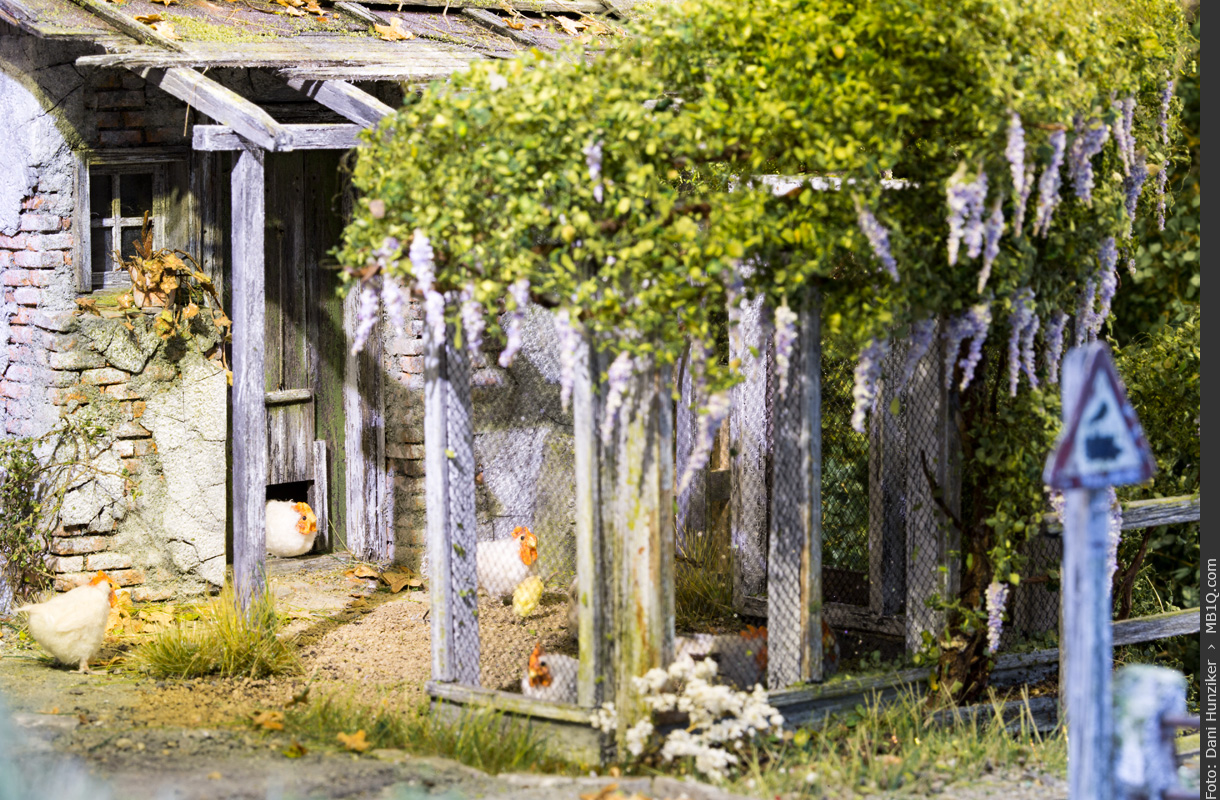 Hühnerstall, Massstab 1:35, Marcel Ackle