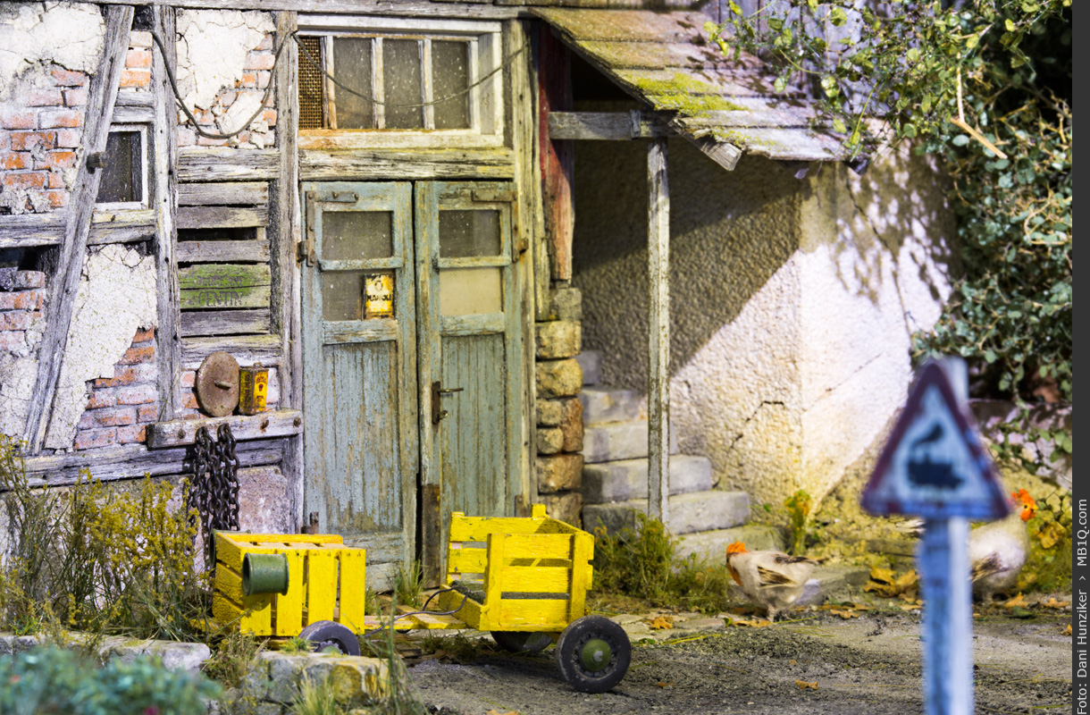 Gelbe Seifenkiste, Massstab 1:35, Marcel Ackle