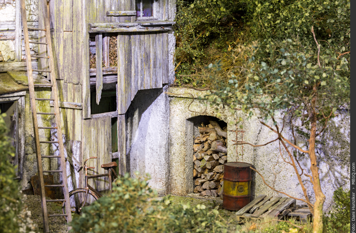 Cheminéeholz, Massstab 1:35, Marcel Ackle