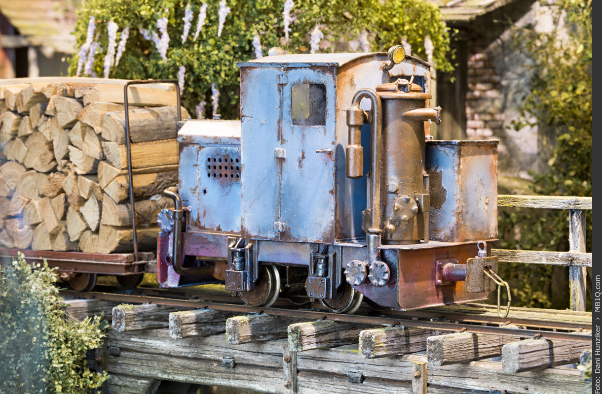 Schöma Holzvergaserlok, Massstab 1:35, Marcel Ackle