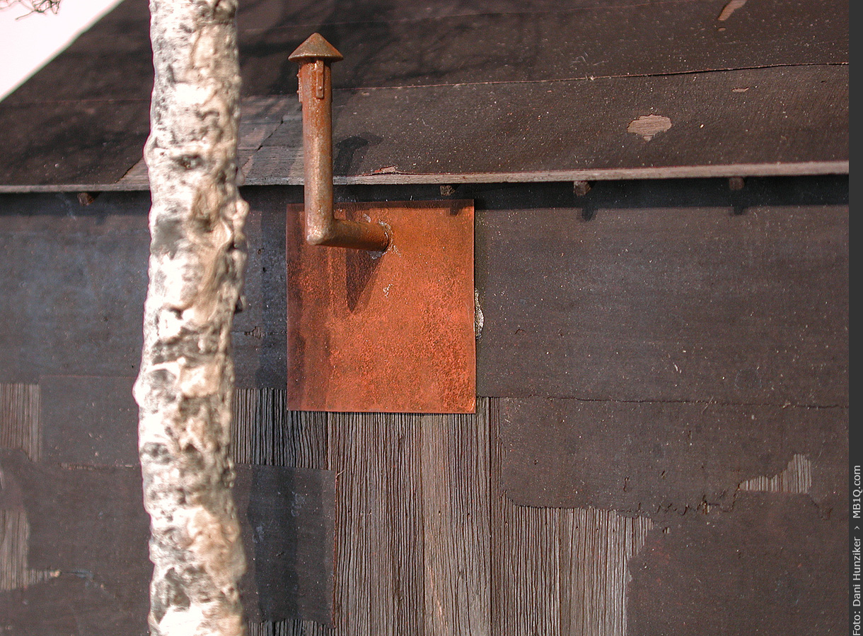 Rostiges Ofenrohr
