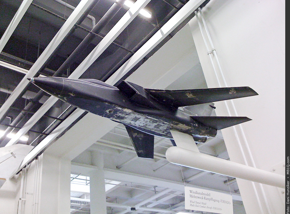 Windkanalmodell Mehrzweck-Kampfflugzeug «Tornado», Deutsches Museum, München