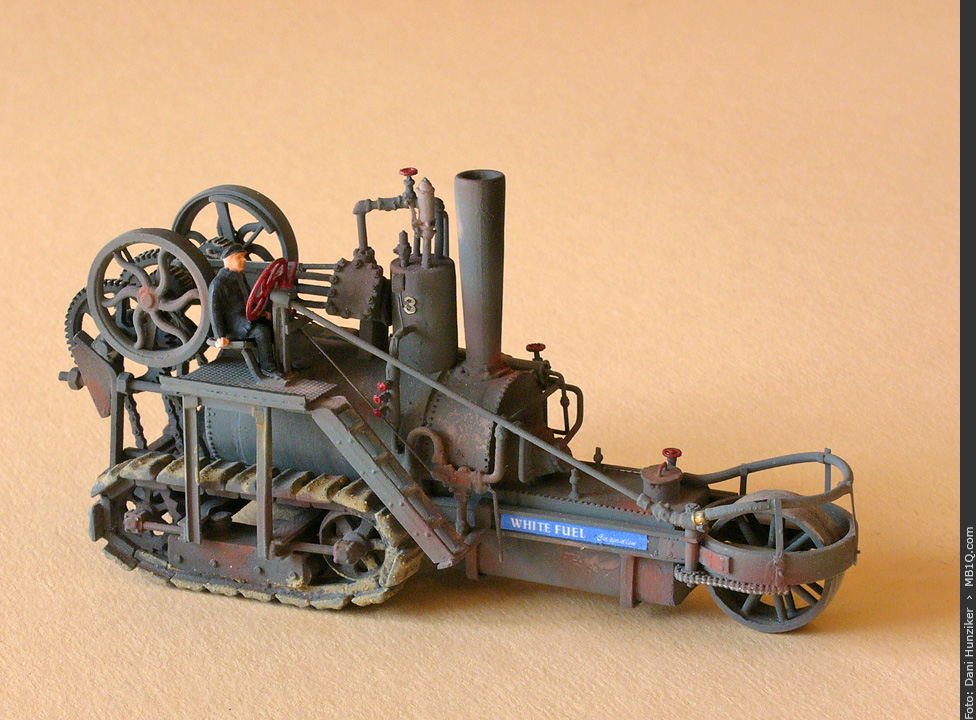 Holt steam crawler tractor, Massstab 1:87