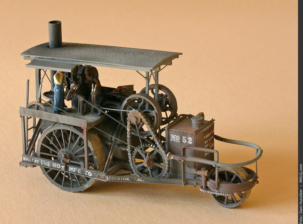 Holt steam traction engine No. 52, Massstab 1:87