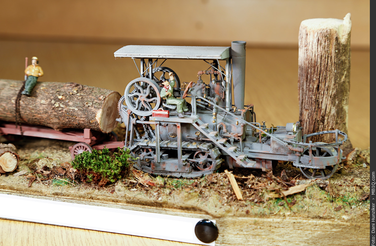 Holt Steam Crawler, zirka 1906 • 1:87 • Albert Mader