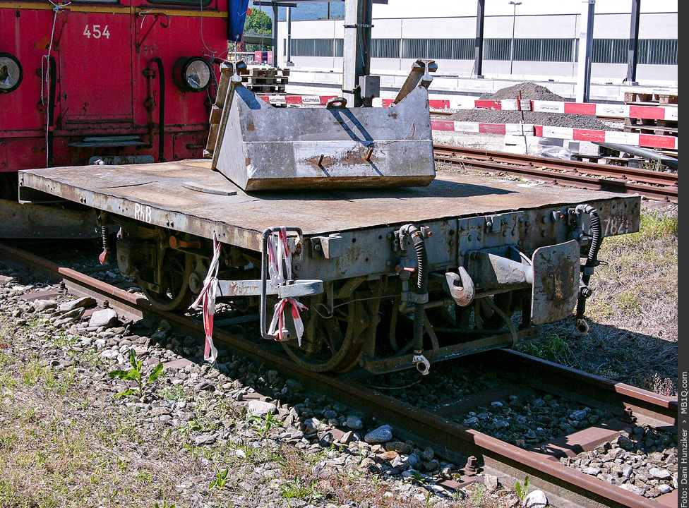 RhB (SEFT) Langholzwagen Lck 7821, Castione-Arbedo