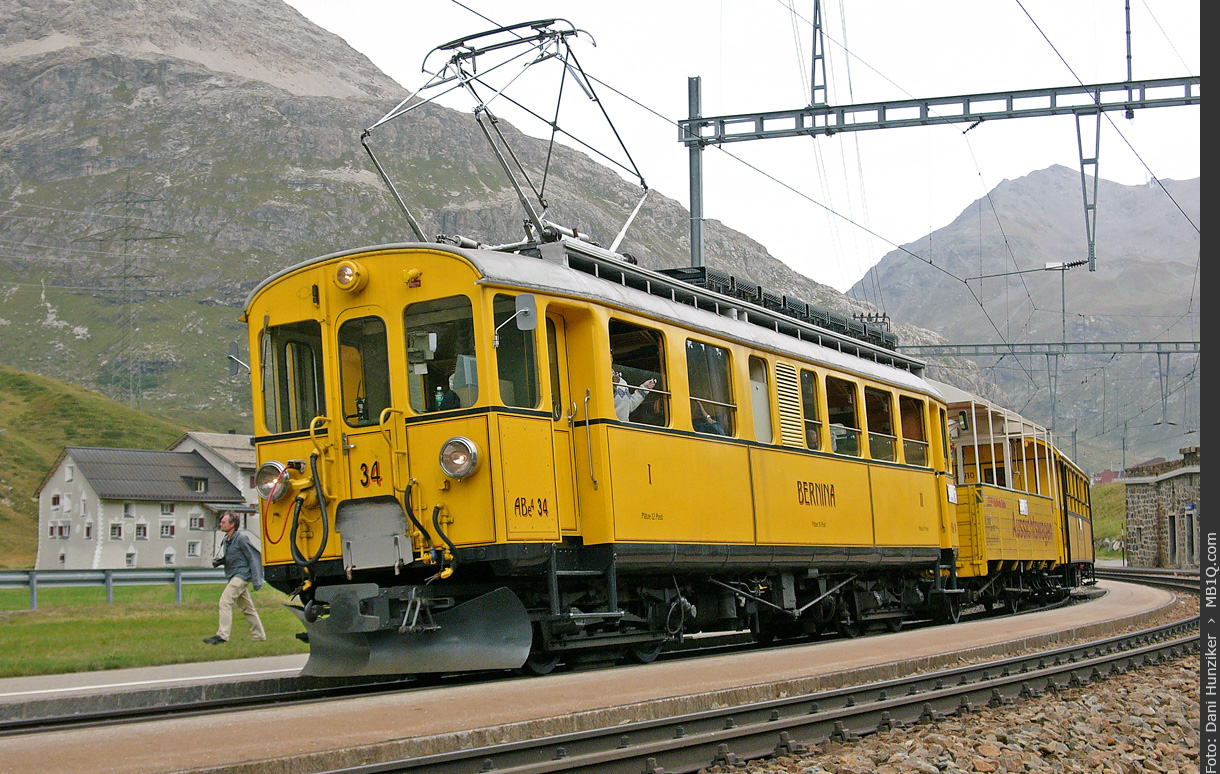 Rückfahrt von Alp Grüm nach Pontresina