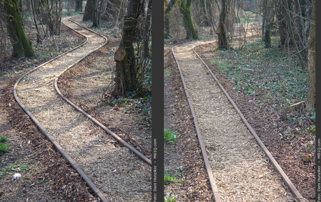 Feldbahngleis, Rümlang-Letten