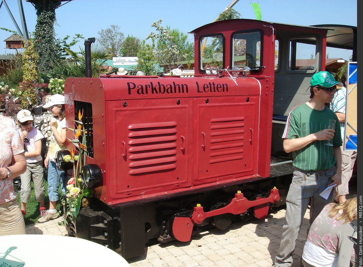 Feldbahnlokomotive LKM Typ Ns2f «Heidi», Rümlang-Letten