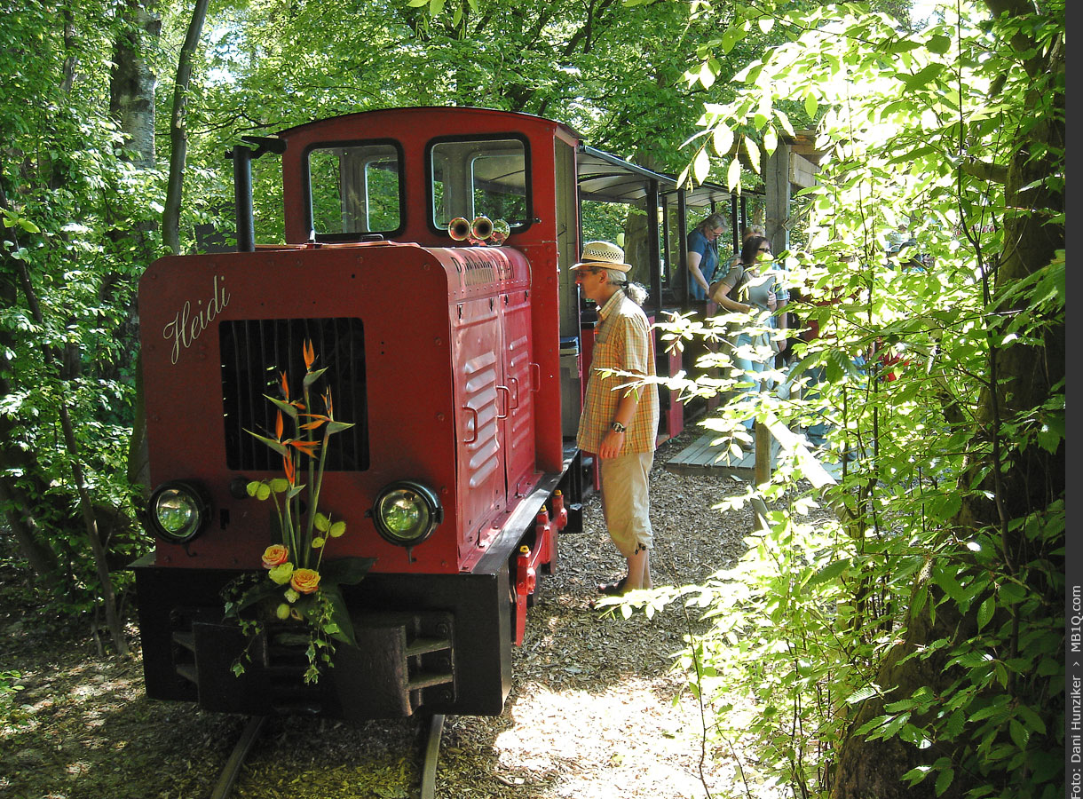 Parkbahn Letten, Rümlang • Schaugartenfest mit Lok-Taufe