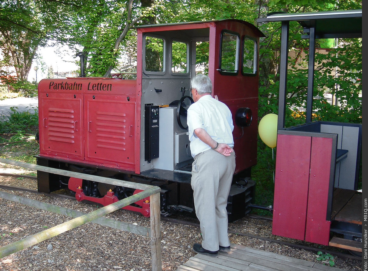 Feldbahnlokomotive LKM Typ Ns2f «Heidi», Rümlang-Letten