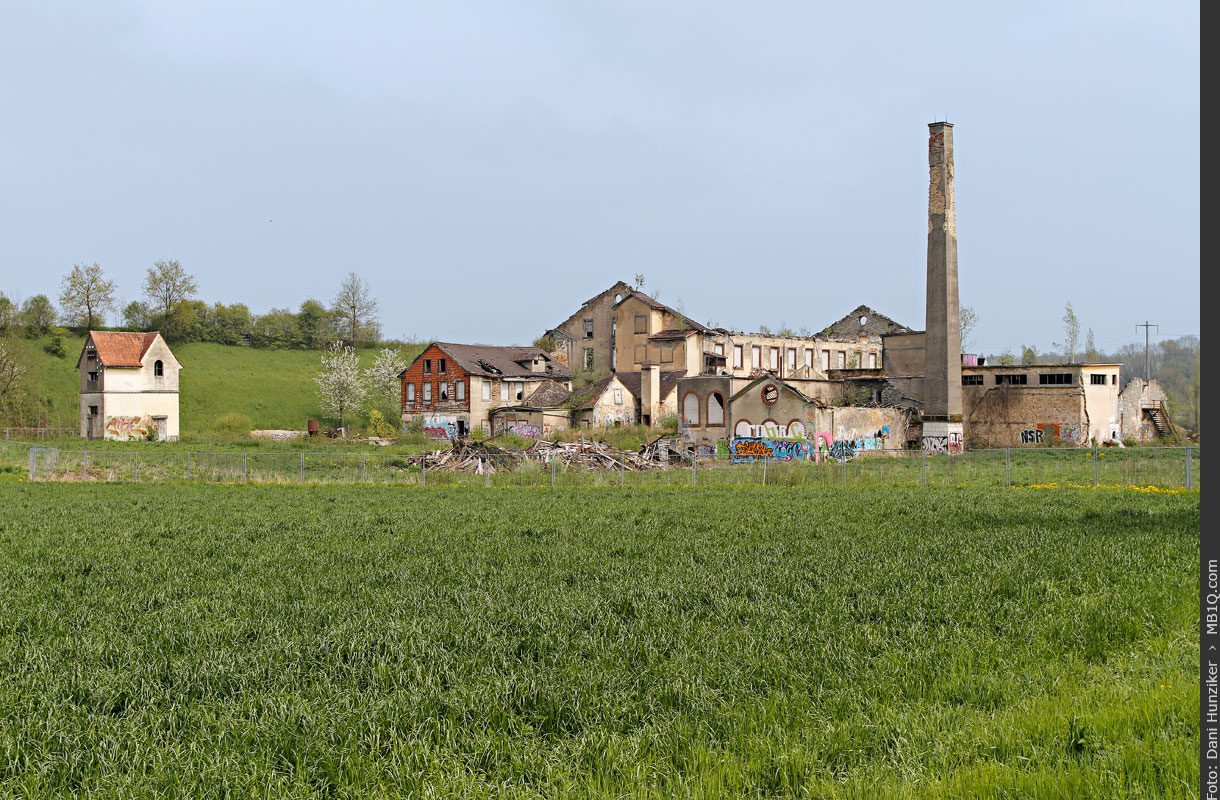 Ruine der Spinnerei Jakobstal, Bülach