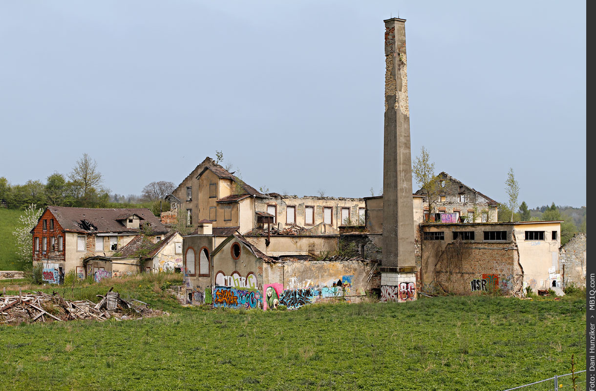 Ruine der Spinnerei Jakobstal, Bülach